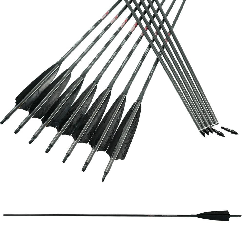 Flèches en carbone pur PANDARUS Archery 6,2 mm 3K, droiteur ... - Alibaba