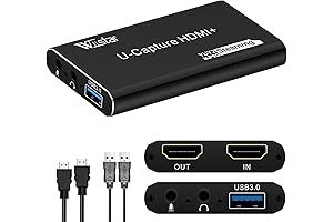 Wiistar Audio Video Capture Card 1080P60fps