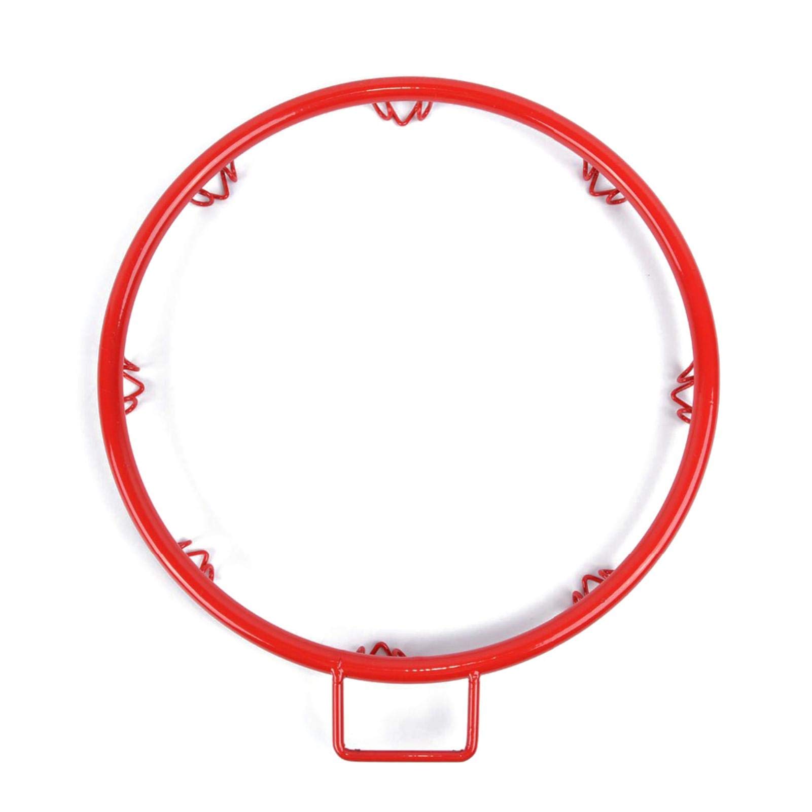 Canasta de baloncesto de pared de hierro con malla, para exterior e interior, apto para las dimensiones de un canasta estándar, 32 cm