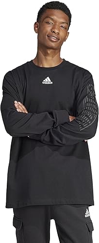 adidas Men's Brand Love Long-Sleeve T-Shirt