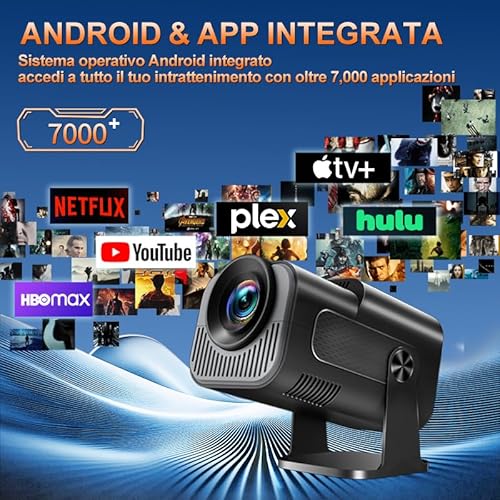 Nonete Projector 1080P Full HD, 4K Projector with 270° Rotation NT30 Projector の商品画像 4