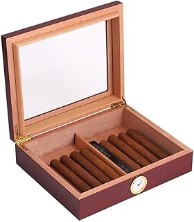 Humidor Cigar Box Cigar Cedar Wood Cigar Box Cigar Moisturizing Cigar Box Large Capacity Cigar Box