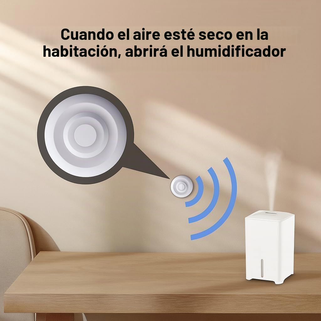 Smart Tuya Zigbee Monitor de calidad del aire – CO2, formaldehído, COV, temperatura y sensor de humedad con control de aplicación y conexión de escena doméstica inteligente