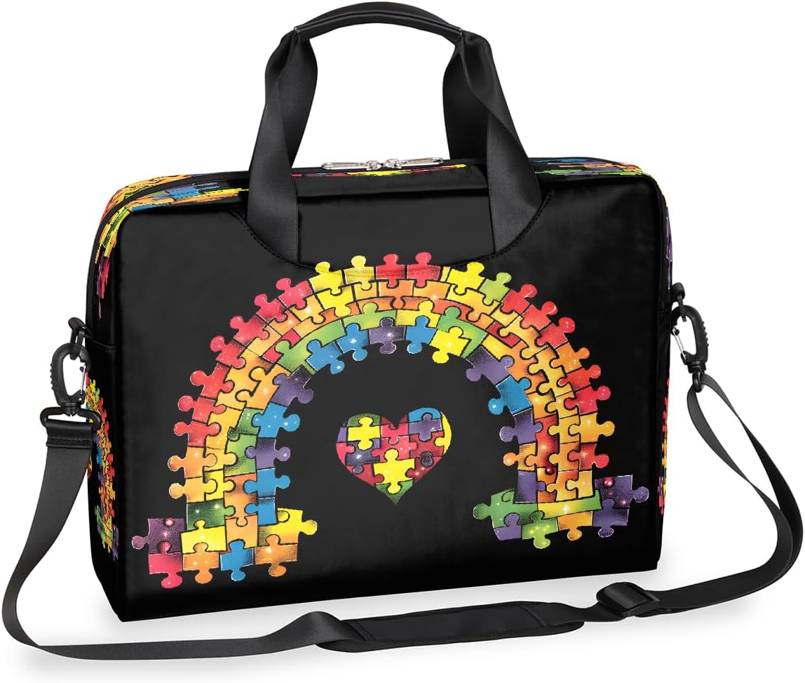 16in Laptop Bag for women Men Waterproof Computer Carrying Messenger Case Handbag Shoulder Briefcase Tablet