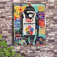 Amazon.co.jp: アート パネル バンクシー 水晶 絵画 インテリア 壁掛け