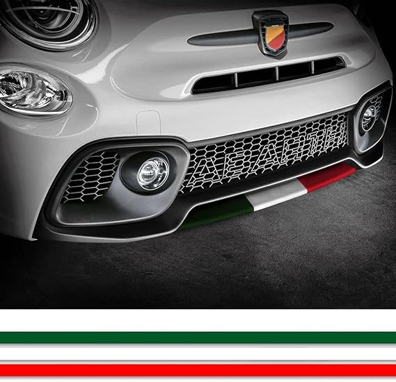 Strisce Adesive 3D Tricolore Italia Per Specchietti Alfa Stelvio - Design Sagomato, Colori Brillanti - Foto 4