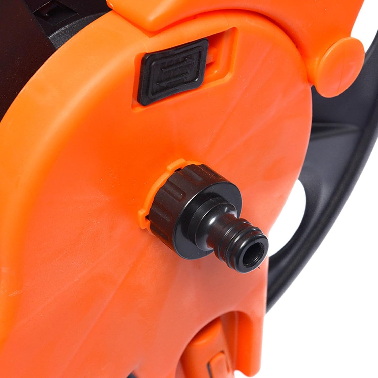 ホースリールカート 収納式ウォーターホースラック &ndash; ロックバックル固定で安定収納、屋外ガーデニング清掃に最適