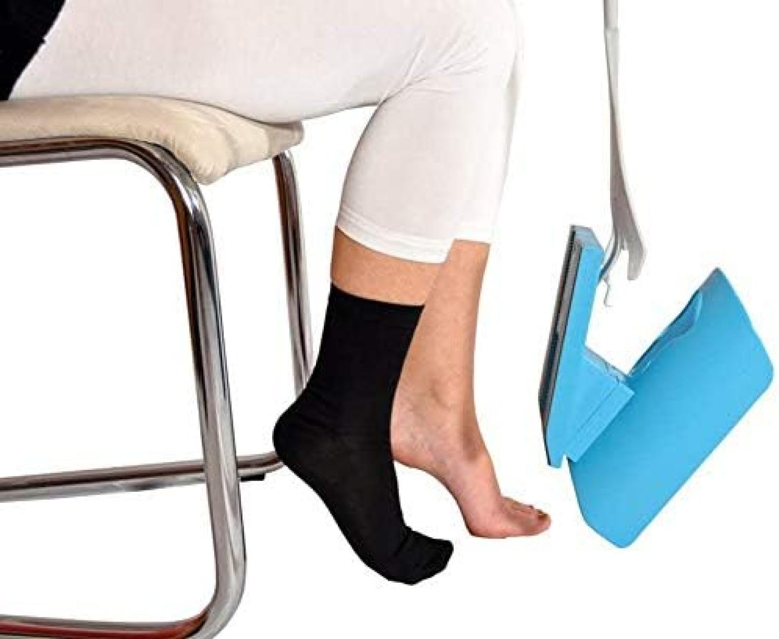 Ayudante de Calcetines - Ayudante de Calcetines para Personas Mayores - Ayuda para Calcetines - para Ponerse y quitarse los Calcetines sin doblarse - Apósito para Calcetines fácil de Poner y
