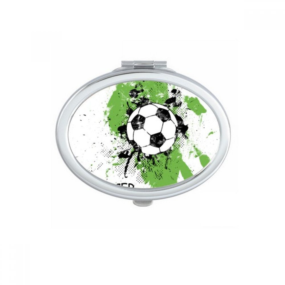 Miroir compact football nomade pour vos retouches au stade