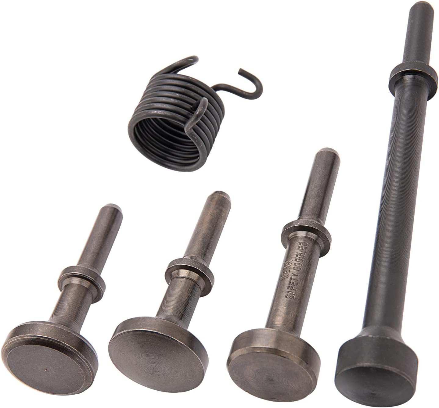 Air Hammer Smoothing Bit, Smoothing Hammer Bit, Air Hammer Drill 0.401 Smooth Pneumatic Air Hammer Pneumatic Chisel Drill Bit Kit 5 Sets
