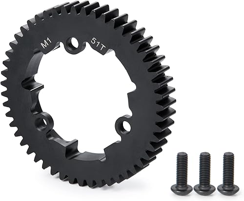 RC Steel M1 Main 46T Engranajes rectos MOD1 Engranaje de estímulo para X-Maxx 6S 8S Maxx 4S XO-1 E-Revo 2.0 VXL Engranajes de actualización sin