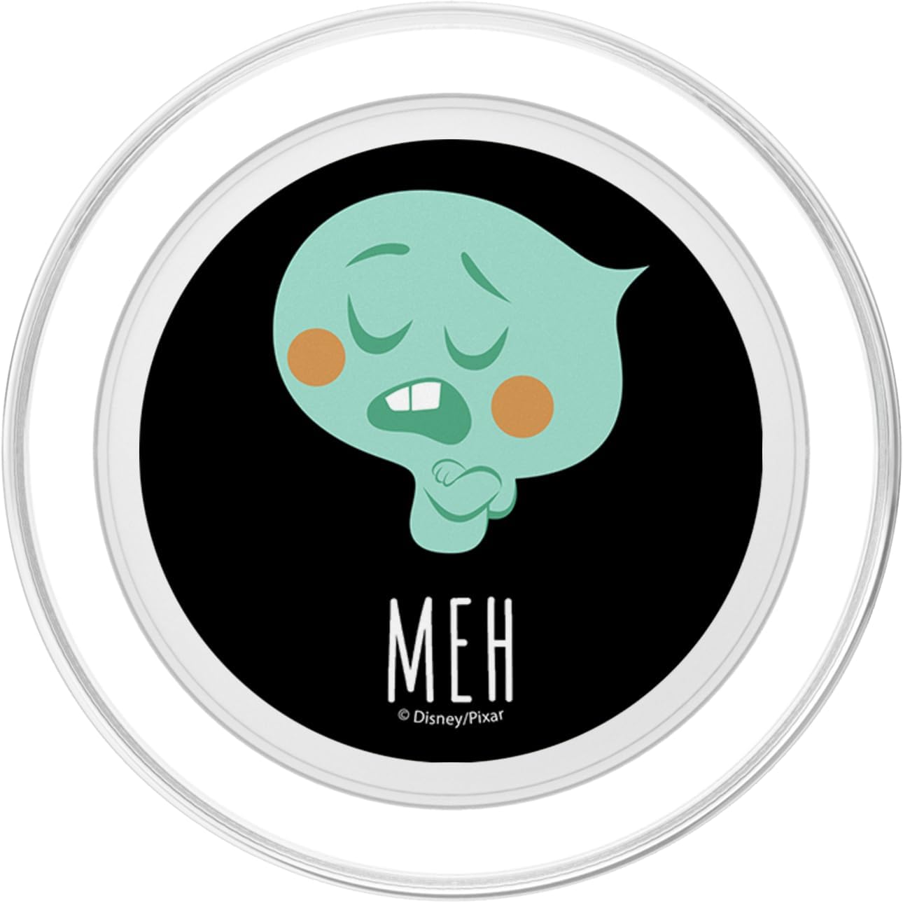 Disney Pixar Soul 22 Meh Portrait PopSockets MagSafe PopGrip for iPhone