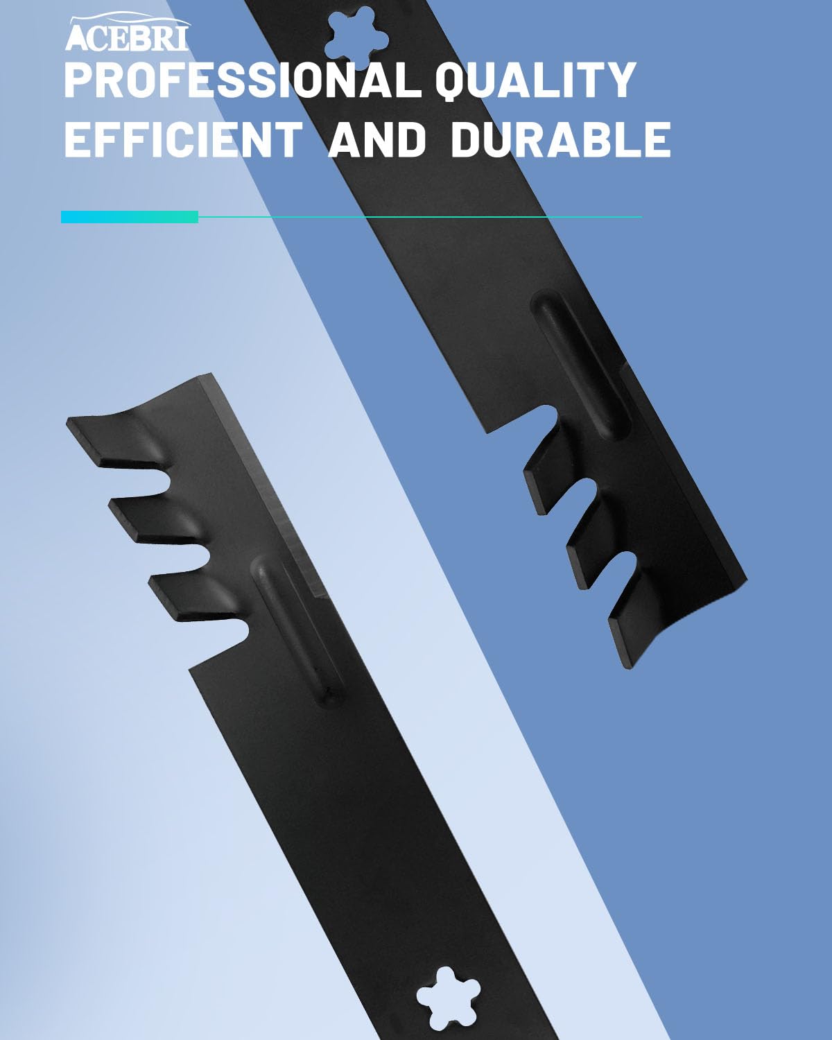 ACEBRI Cuchillas de mantillo de 42 pulgadas para Ariens 21546095, para AYP 127843, 134149, 138971X431, HU22004, para Craftsman 127843, 134149, 138498, para Husqvarna 113312X, 532133312X, 53213313 4149