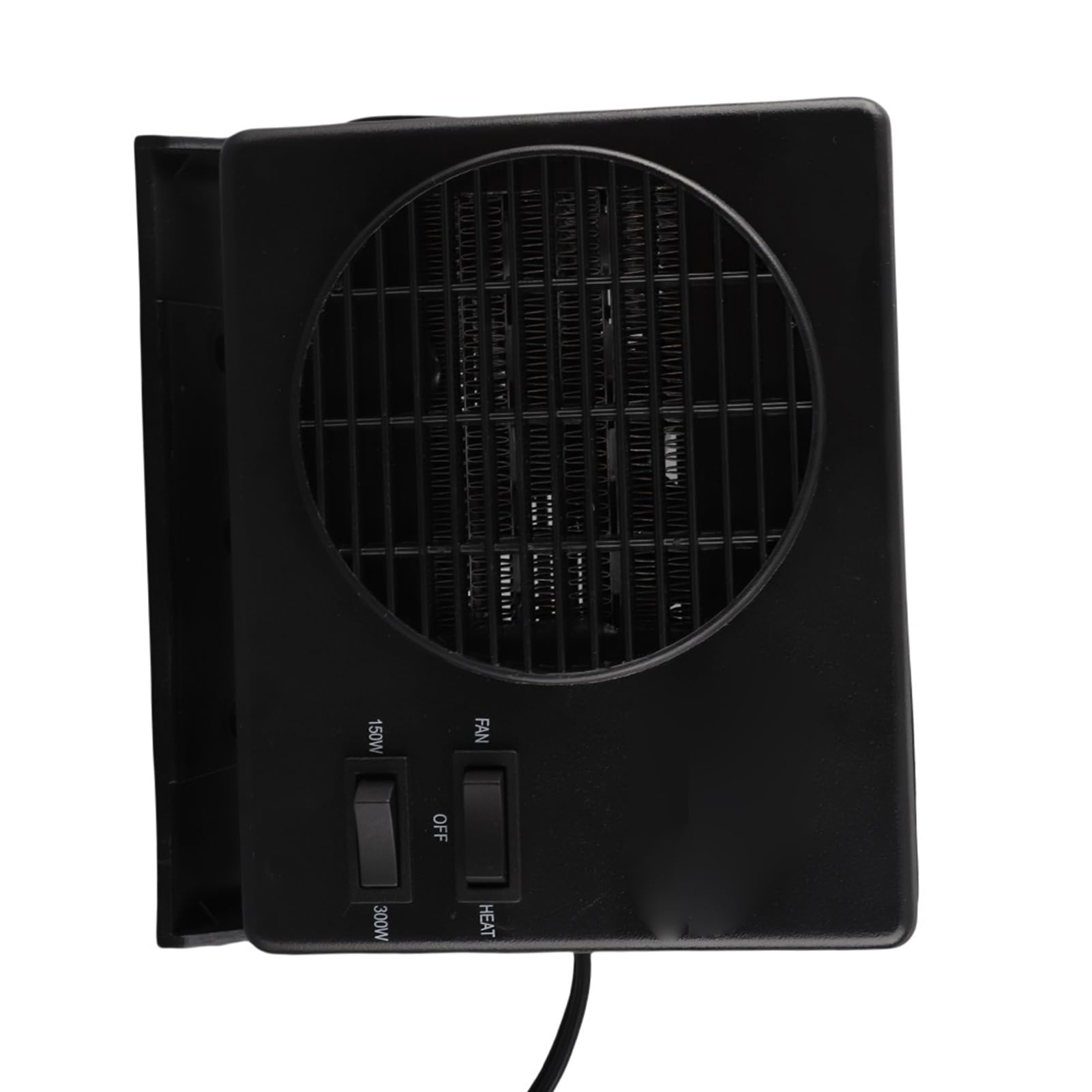 KIMISS Voiture Portable Chauffage Refroidissement Ventilateur Dégivreur Désembueur 300W Universel Noir