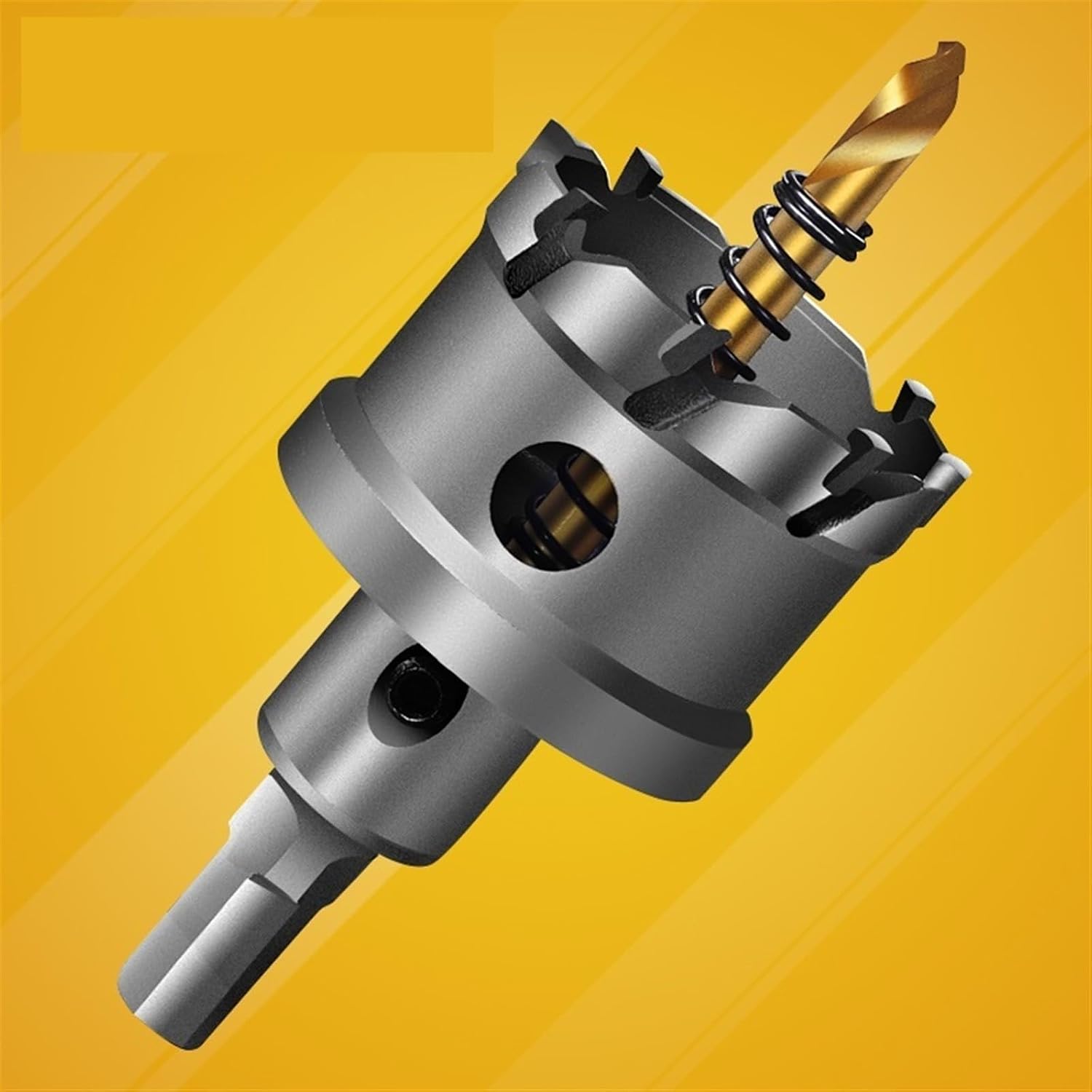 Carbide Tip Core Drill Bit Hole Saw Metalworking for Stainless Steel Alloy Metal Drilling 14-75mm Drill Bit 1Pcs (Color : 14MM)