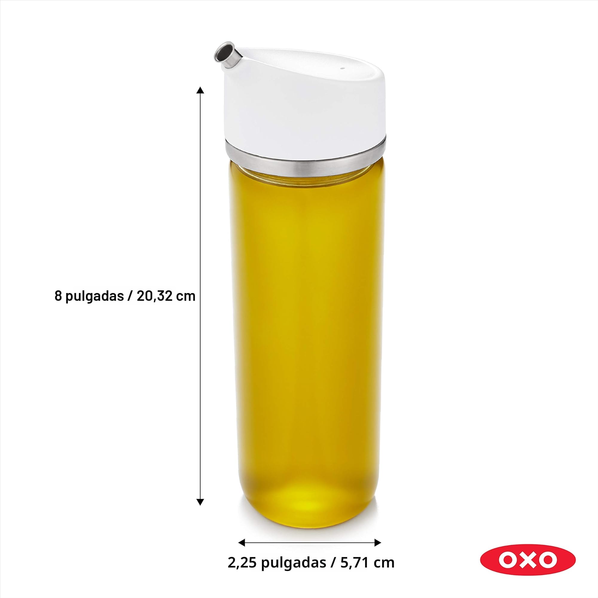 OXO Good Grips - Juego de dispensador de vidrio de precisión