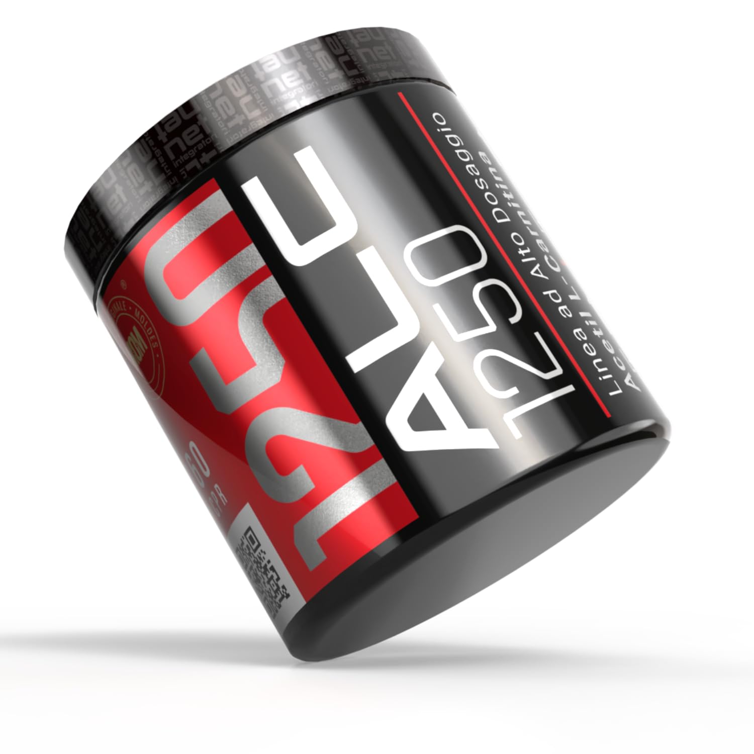 Net Integratori ALC 1250 – 60 compresse – Integratore di Acetil L-Carnitina ad Alto Dosaggio – Energia Forza e Focus Mentale – Pre Workout