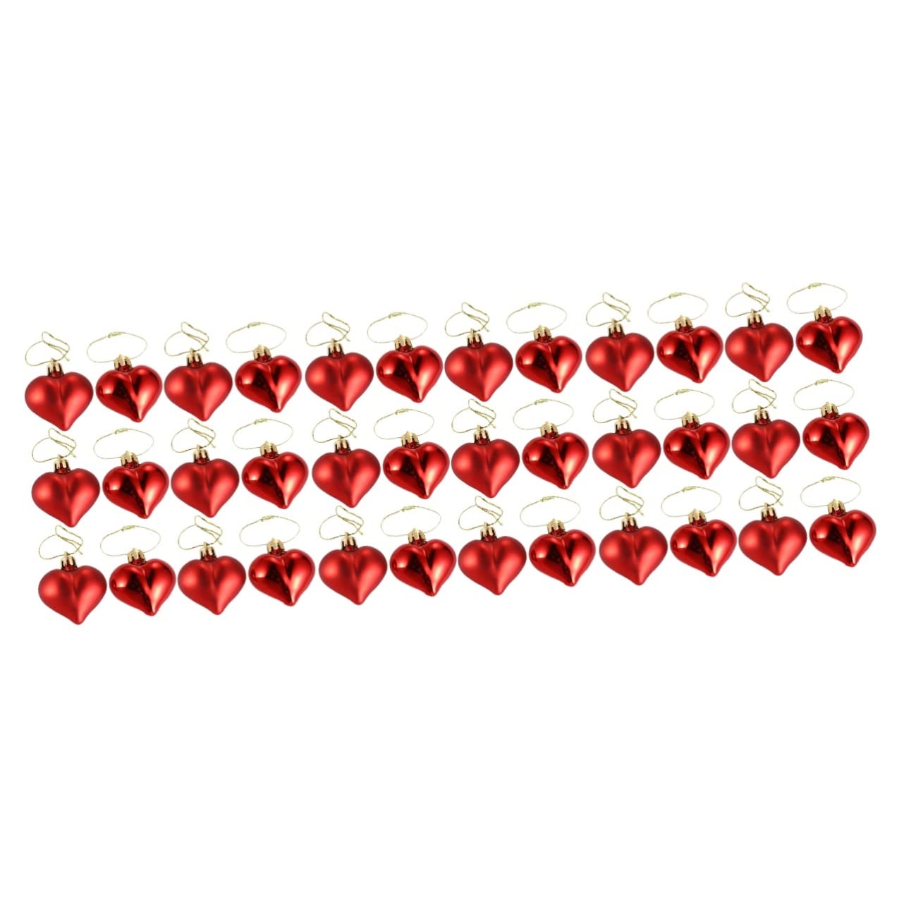 IMIKEYA 108stücke Teiliges Romantische Rote Herz-hänger Dekorative Ornamente Für Hochzeiten Und Valentinstag Dekoration Für Partys Und Zuhause