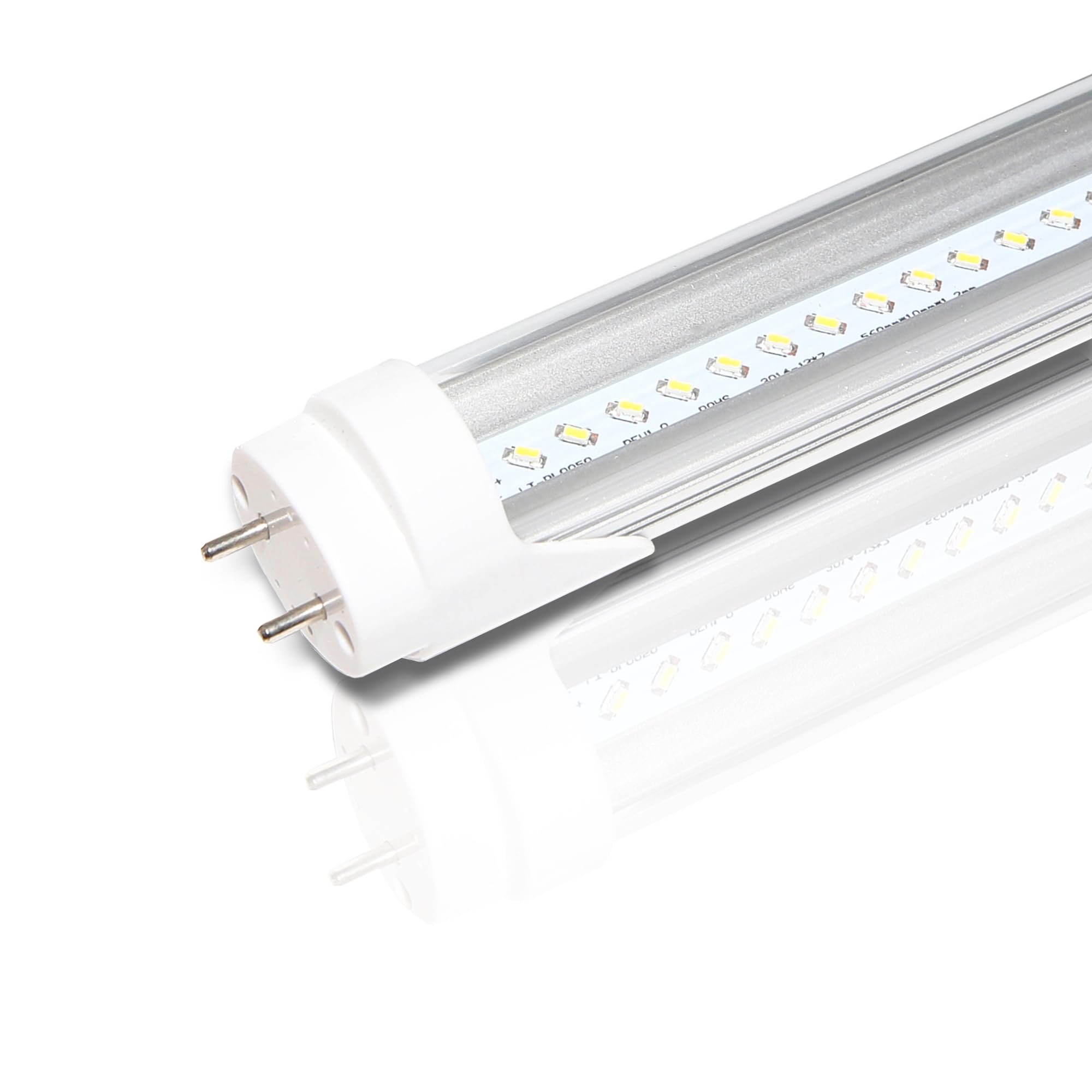 LOWENERGIE LED Tube Light T8 Fluorescent Replacement 4ft, 120cm High LUX Energy Saving (1, 6000K Clear) (1, Clear)