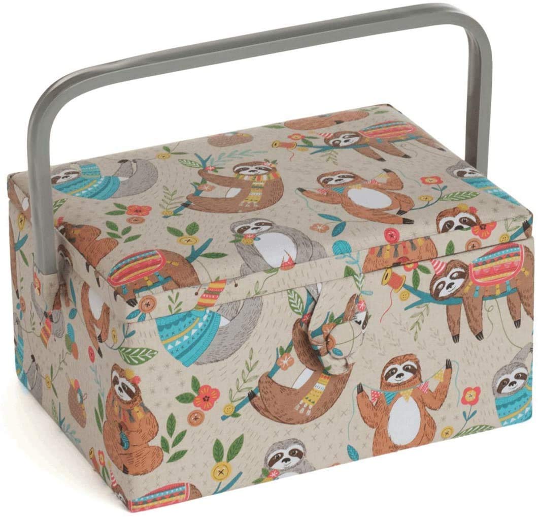 Hobby GiftLarge Sewing Craft Hobby Storage Box, Sloth