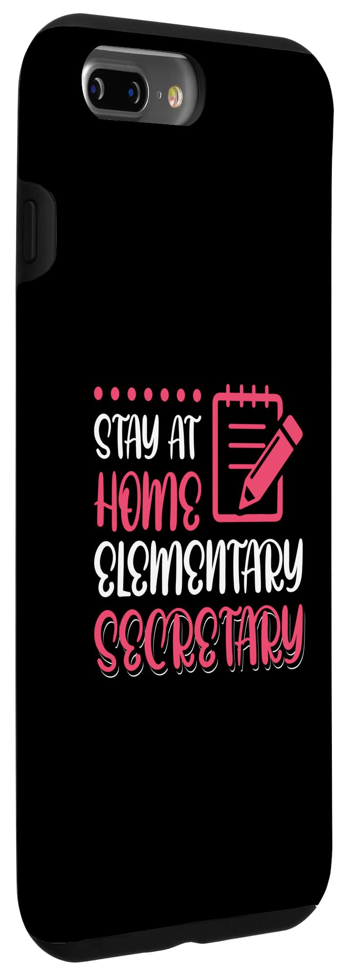 iPhone 7 Plus/8 Plus Stay At Home Elementary Secretary Case - Image 3