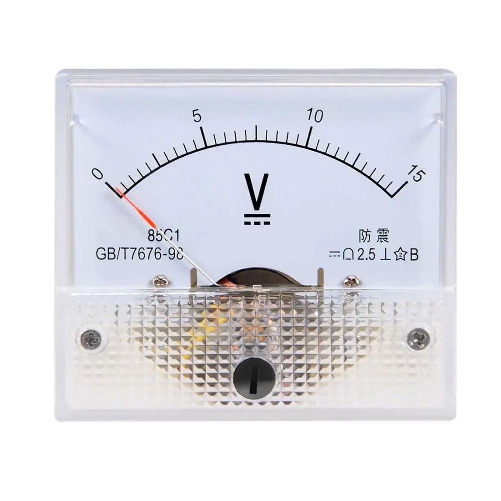 Voltmètre analogique 85C1-V DC 0-150V pour mesure de tension continue de tableau - 6