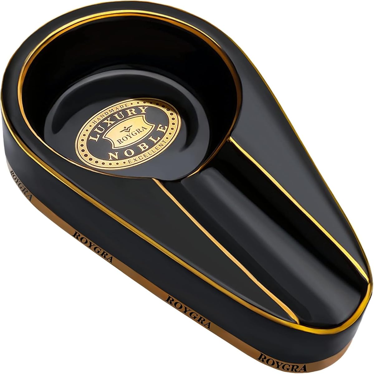 roygra Cigar Ash Tray, Outdoor Ashtray for Outside Patio, Single Holder