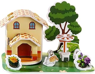 Comprar Rompecabezas Tridimensional Educativo, Juego Educativo Arquitectónico para Niños, Actividad Manual para Desarrollo Cognitivo en Hogar, Escuela y Guardería