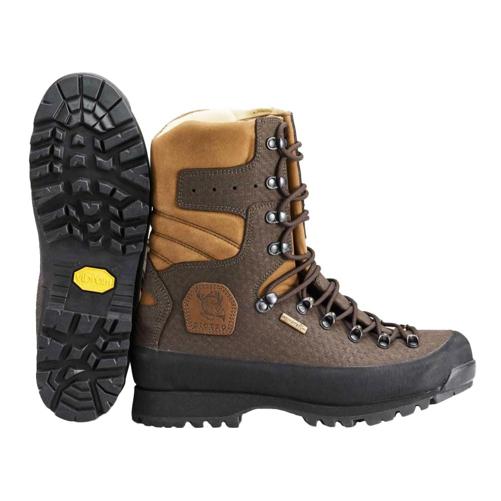 DIOTTO Canadian S, stivali da caccia e trekking impermeabili, membrana Windtex, pelle naturale, suola di montagna