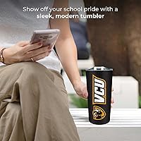 Vista 2 de Campus Colors Vaso de acero inoxidable de la NCAA perfecto para el día del partido, 18 onzas, doble pared, mantiene las bebidas perfectamente