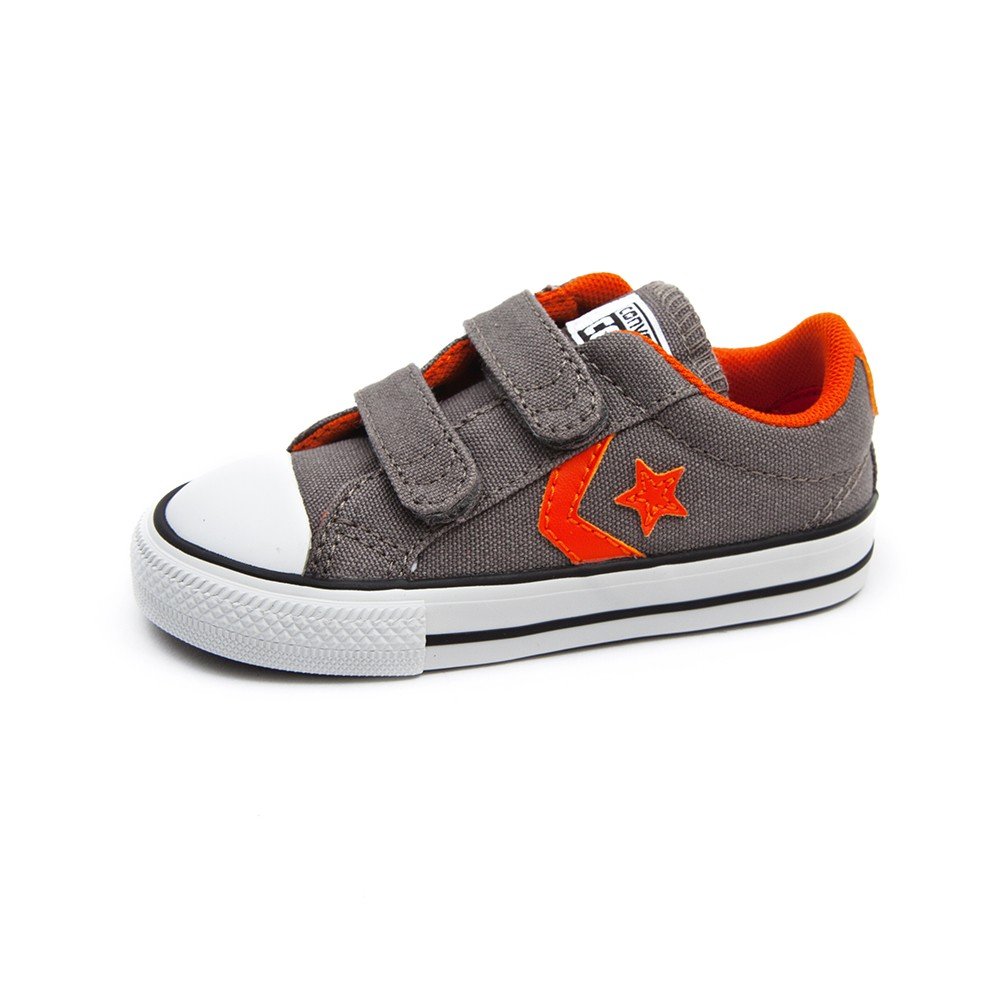 Converse Star Player EV V Toddler Shoes UK 2 (Toddler) Charcoal Terracotta
