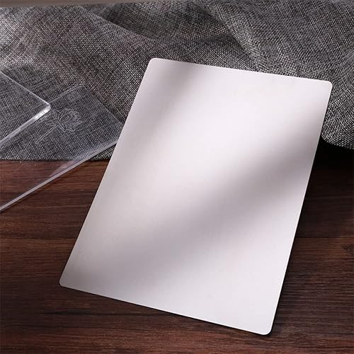 Miniatura 6 de Placa adaptadora de metal de 8.5 x 6 pulgadas para troquelado, placa de cuña universal troquelada, placa de corte de metal, herramientas de álbumes