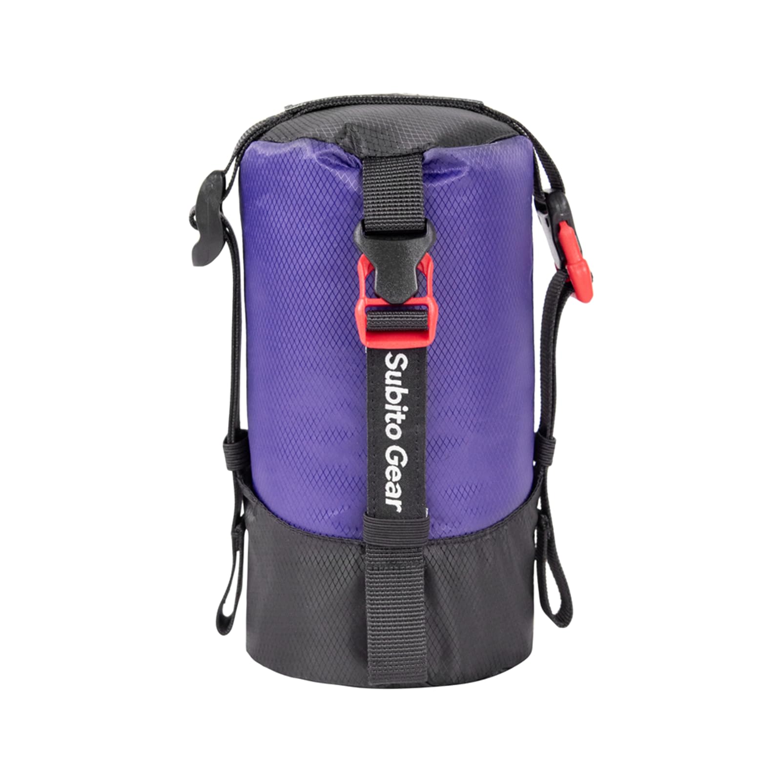 Ultra-light Compression Stuff Sack, 70D Nylon Sleeping Bag Stuff Sack 1L/5L/7L/17L/25L Compression Bag Space Saving Gear for Camping Hiking Backpacking (Purple 1~2L) — image 1