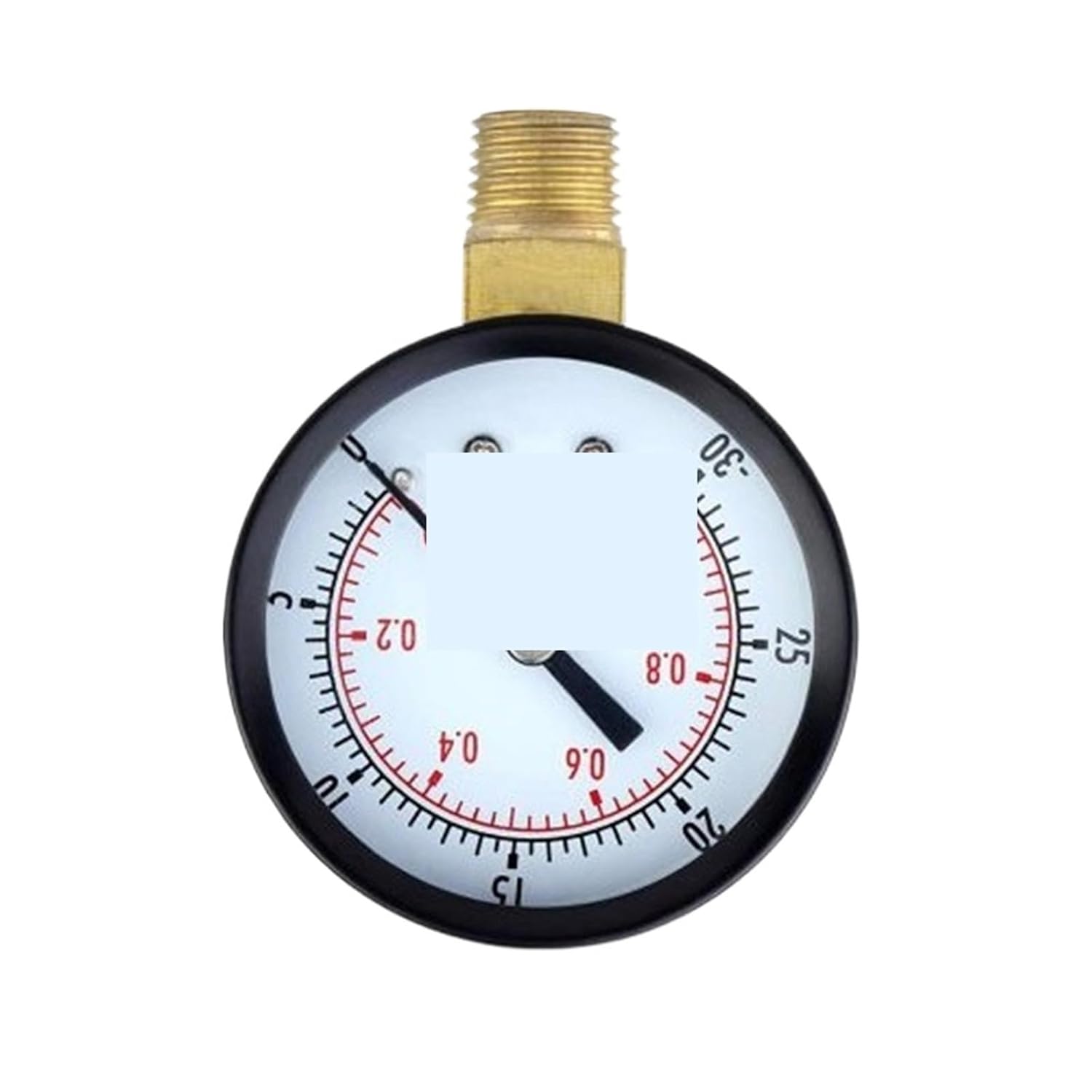 1pc Portable Dual Scale Dial Gauge 1/4" NPT -30HG/0PS Vacuum Pressure Meter Gauge Manometer 2" Dial Display Digital Pressure Gauge