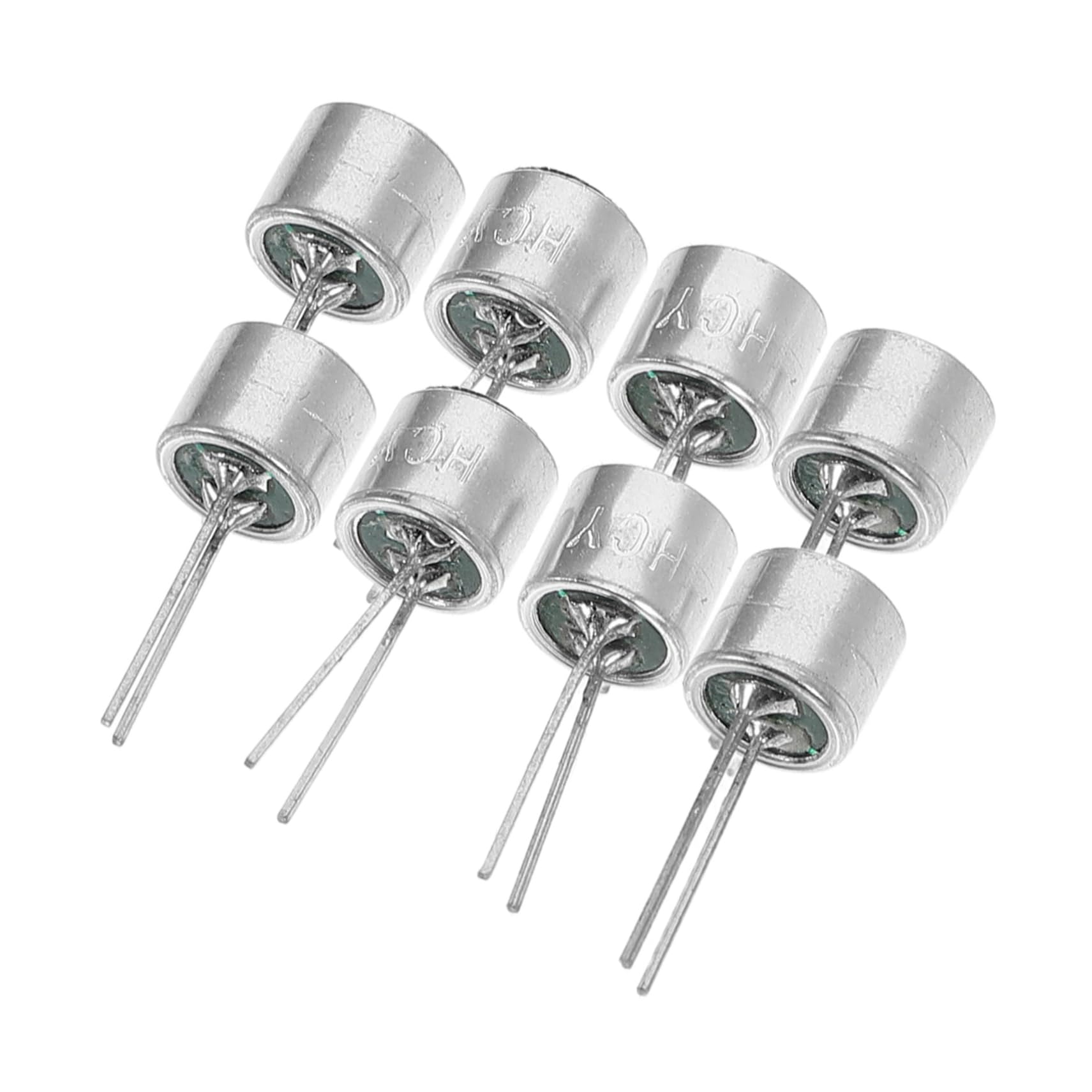 VILLCASE 8pcs Voice Activated Miniature Microphone Electret Condenser for Advanced Sound Detection Durable for Applications
