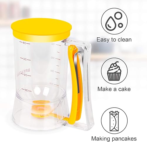 Miniatura 4 de Separador de rebozado Cupcakes Panqueques Galleta Torta Waffles Dispensador de masa Separador de galletas Crema Speratator Cup Herramientas de