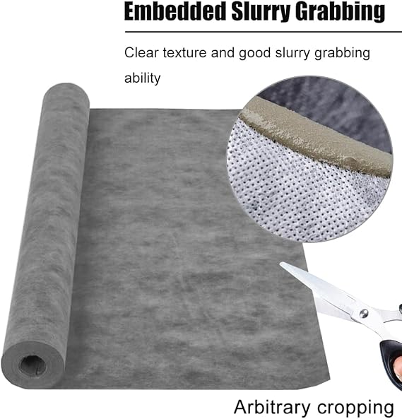 MYOYAY 3.3ft x 98.5ft Waterproof Membrane for Shower | 24mils Thick Underlayment Waterproof Polyethylene 323 sq.ft Membrane Polyethylene Fabric Roll for Bathroom, Sauna, Steam Room