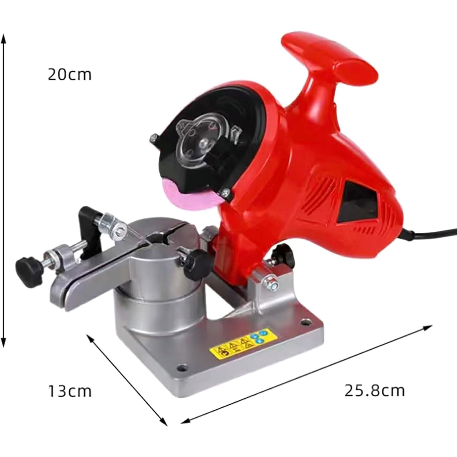 Rectificadora De Cadena De Escritorio, Afilador De Motosierra Eléctrico De 250 W con Botón De Ajuste De Posicionamiento De Cadena, 7500 RPM Y Ángulo Ajustable De 0-35 °, para Cadena De Sierra