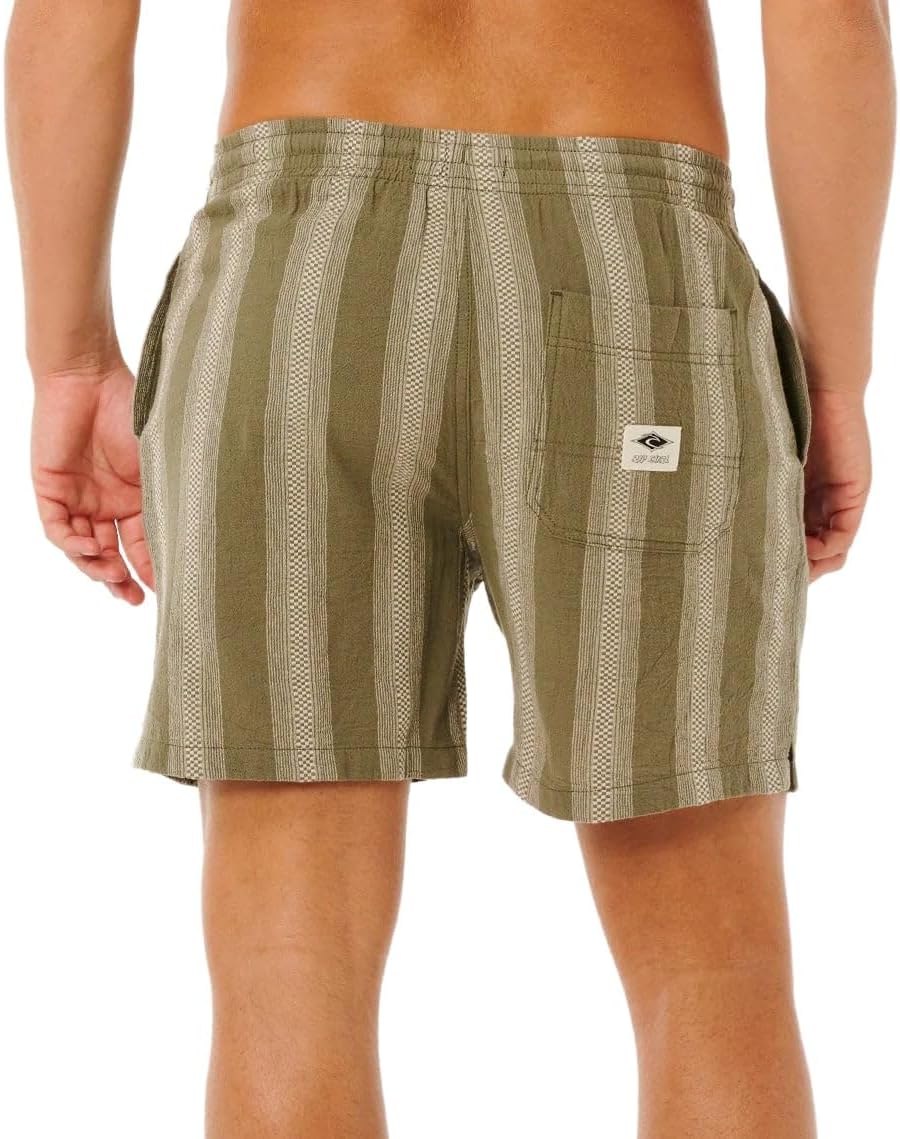 Rip Curl Men's Classic Surf Weaver 17 Inch Volley Shorts, Fatigue