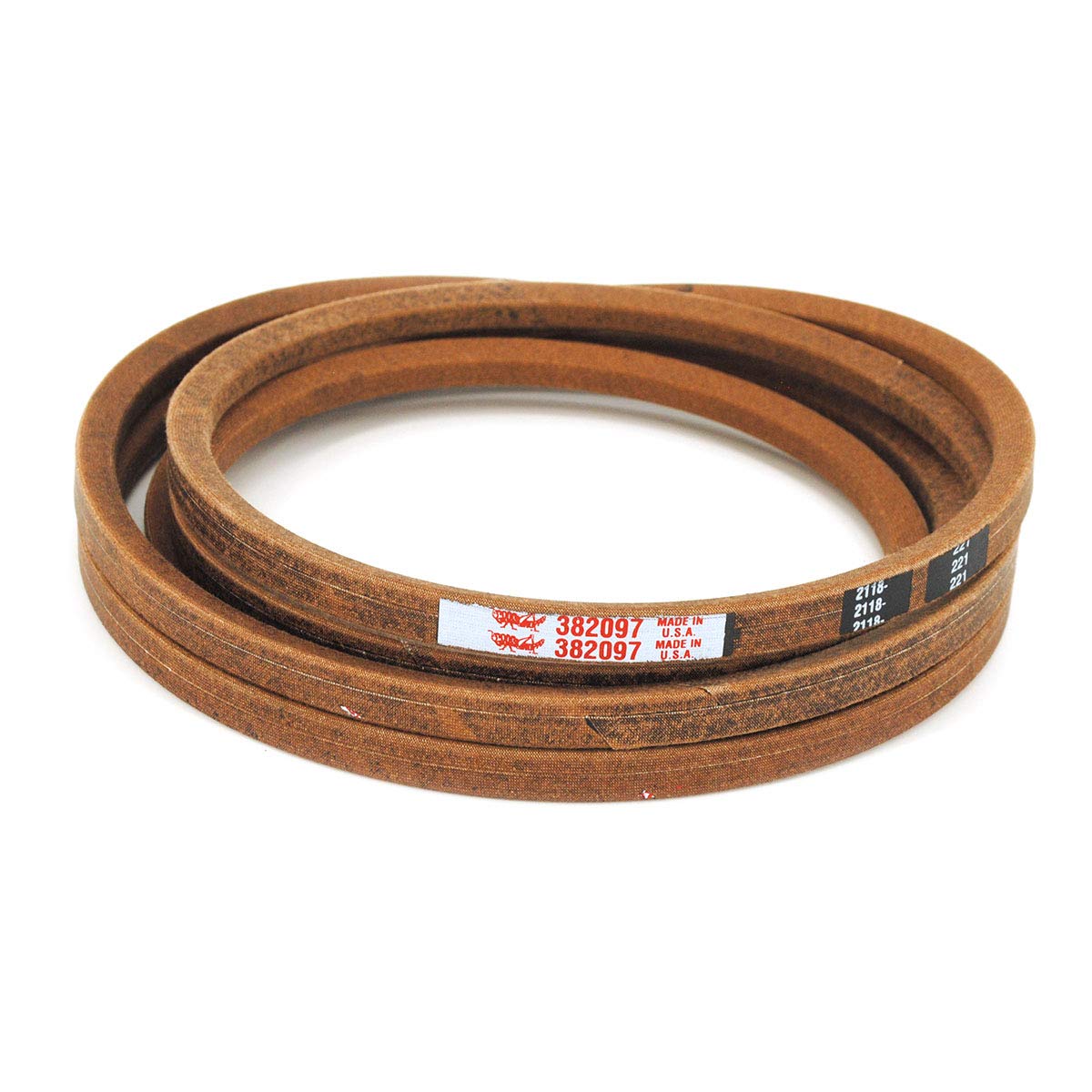 Grasshopper Lawn Mower MaxLife Belt, Designed to Specific Material, Dimensions, Shape, Construction and Pliability Standards That Ensure Superior Performance and Long Life, OEM Replacement Part 382097