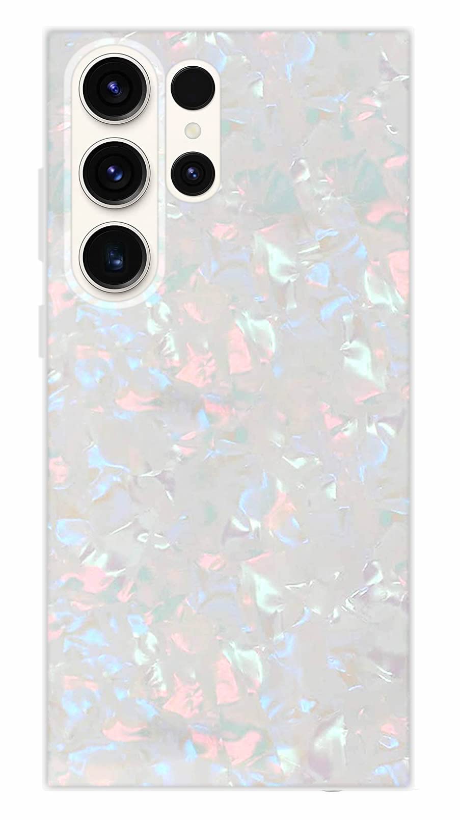 Amazon.com: A-Focus Galaxy S23 Ultra Case Pearl Bling for Girls