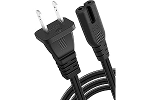 AC Power Cord Compatible with PS5 PS4 PS3 Xbox One S/X
