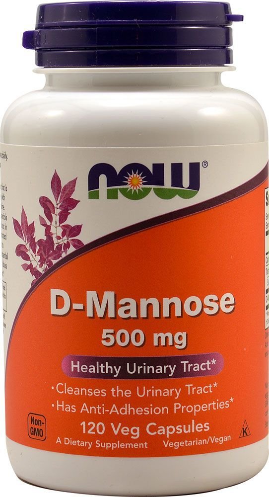 NOWFoods D-Mannose, 120 Caps 500 mg