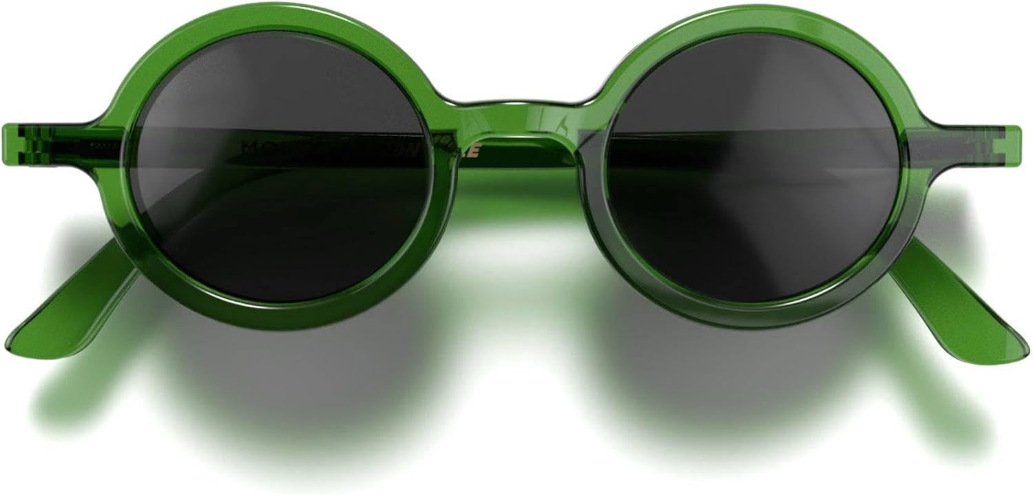 LONDON MOLE® Moley sunglasses | Cool round shaped glasses | Men’s Women’s Unisex | Spring hinges