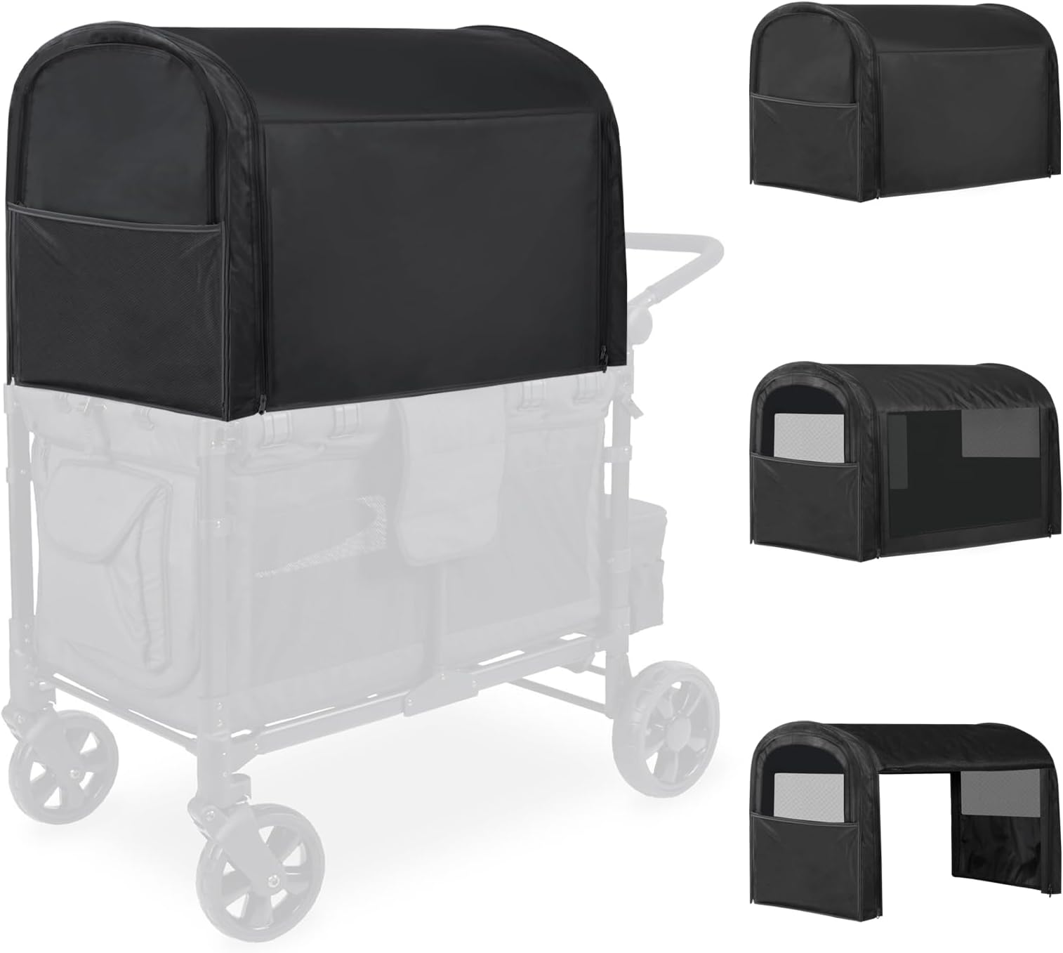 Flex Canopy for Wonderfold W4 - Openable Sunshade -Sun, Wind and Breathable Protection -Suitable for Wonderfold W4 Elite/Luxe/Original