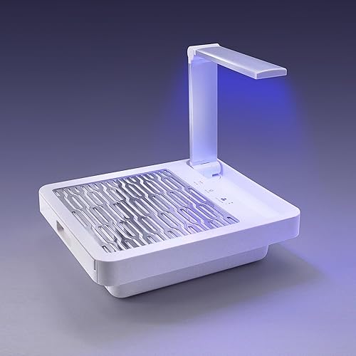 AONOLOVO Máquina colectora de polvo de uñas, potente aspiradora de uñas, extractor de polvo para sala de tecnología de uñas, uso doméstico,