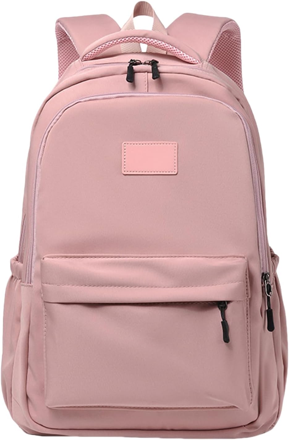 Cute Aesthetic Laptop Backpacks for Women Large College Backpack for Travel Work Preppy Lightweight Waterproof Daypack (Pink)