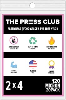120 Micron | Premium Nylon Tea Filter Bags | 2" x 4" | 20 Pack