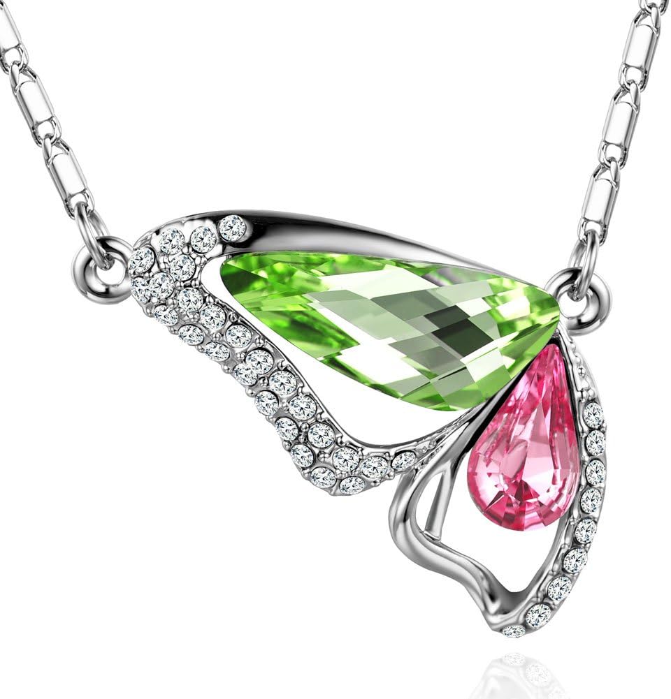 murtoo Jewelry Distinctive Women Who Uses Swarovski Crystal Necklace Pendant Necklace Tree of Life Circle Christmas As Gifts Or Valentine's Day