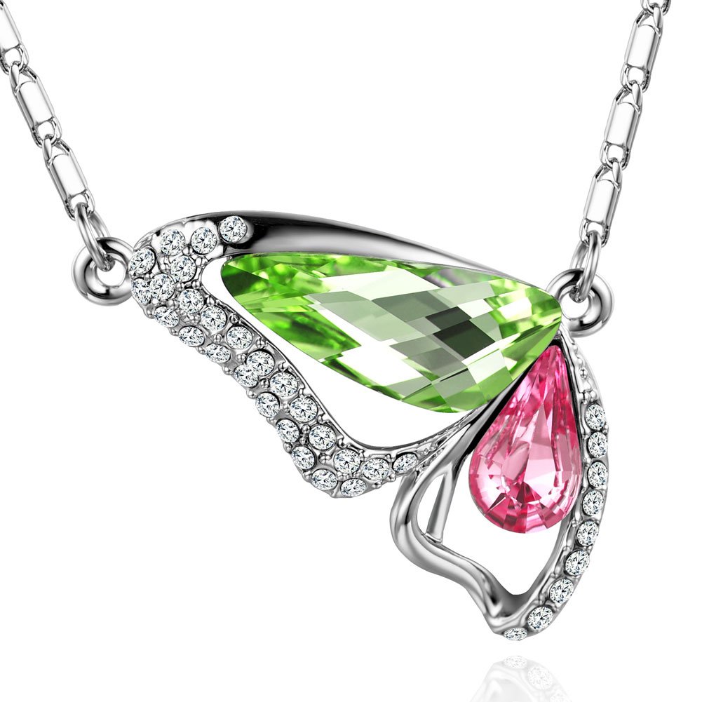 murtoo Jewelry Distinctive Women Who Uses Swarovski Crystal Necklace Pendant Necklace Tree of Life Circle Christmas As Gifts Or Valentine's Day